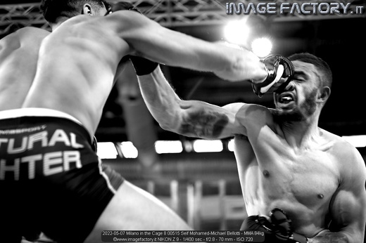 2022-05-07 Milano in the Cage 8 00515 Seif Mohamed-Michael Bellotti - MMA 84kg